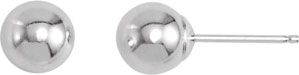6.0mm Ball Stud Earring