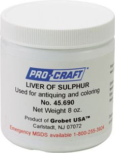 Liver of Sulphur, Pro-Craft&trade; Lump Form, 8oz