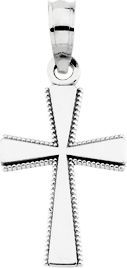 Fancy Filigree Cross Pendant