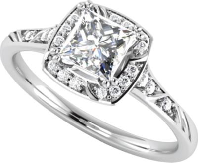 Sculptural-Inspired Engagement Ring