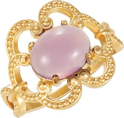 Granulated Design Ring