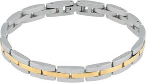 Amalfi&trade; Gold Immersion Plated & Stainless Steel Panther Bracelet