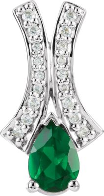 Pendant Mounting for Pear Shape Center