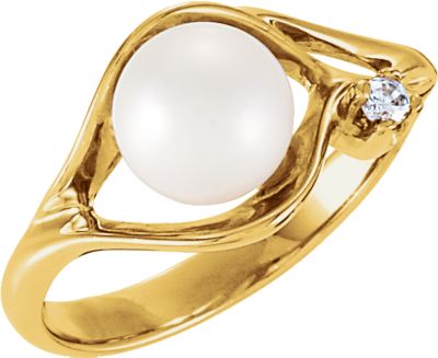 Ring Mounting for 6 - 8 mm Pearl