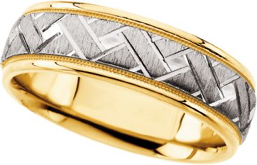 7mm Two-Tone Design Band