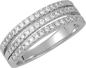 5/8 ct tw Diamond Anniversary Band