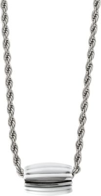 Ceramic Couture&trade; & Stainless Steel Necklace