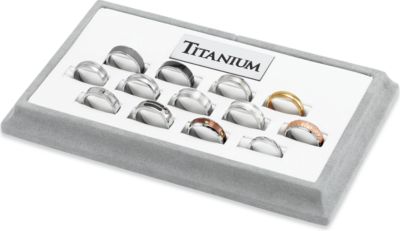 Titanium 13 pc. Wedding Band Kit #6