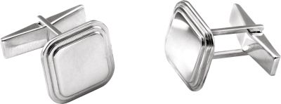 Posh Mommy&reg; Engravable Square Cuff Links