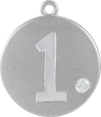Numeric Disc Dangle with Accent