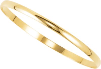 Half Round Bangle Bracelet