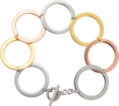Amalfi&trade; Stainless Steel Circle Bracelet with Immersion Plate
