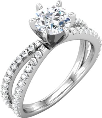 Sculptural-Inspired Engagement Ring Base