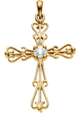 Diamond Cross Pendant
