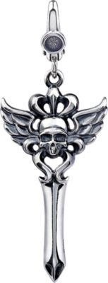 Dagger & Skull Charm