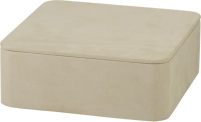 Square Taupe Riser Suede Display