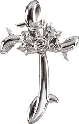 Floral Style Cross