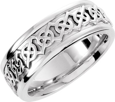 7mm Celtic-Inspired Band