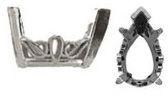 Pear Scroll Setting® with V-End