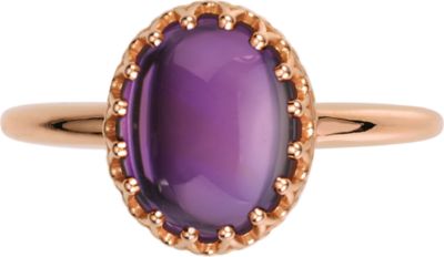 Crown Design Cabochon Ring 