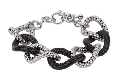 Genuine Onyx Link Bracelet