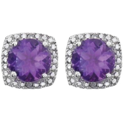 Halo-Styled Button Earrings
