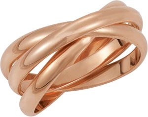 2.5mm 3-Band Rolling Ring