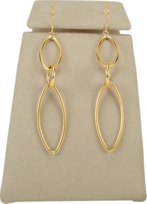 Tall Earring Stand W/ Flap Suede Display