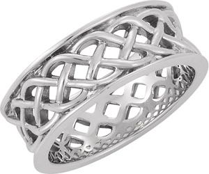 8mm Celtic Inspired Band