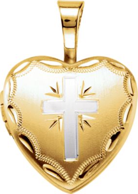 Heart Cross Locket