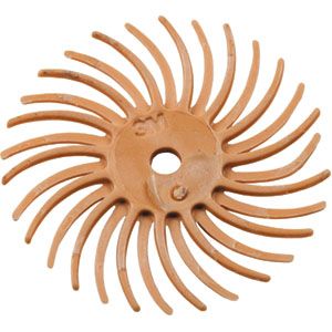 6 Micron 3M&reg; Radial Bristle Disc 3/4