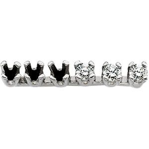 Round 4-Prong Six Stone Strip Setting
