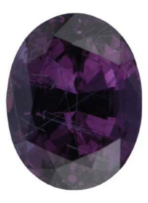 Oval Genuine Color Change Garnet (Black Box)