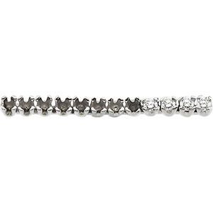 Round 4-Prong Twelve Stone Strip Setting