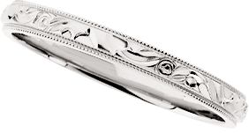 Design Band with Milgrain Edge