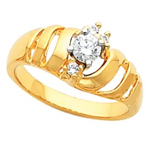 Engagement Ring Mounting & Band