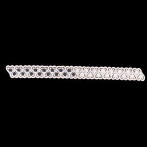 Round Heart Double Row Strip Setting