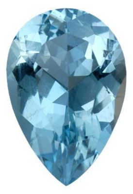 Pear Genuine Aquamarine (Black Box)