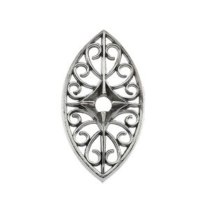 Filigree Trim Plate for Round Center Stone