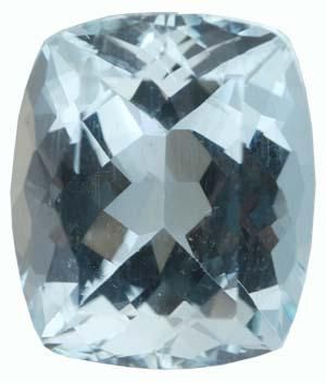 Antique Cushion Genuine Aquamarine (Black Box)