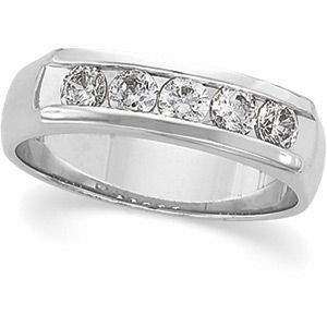 3/4 ct tw Mens Diamond Ring