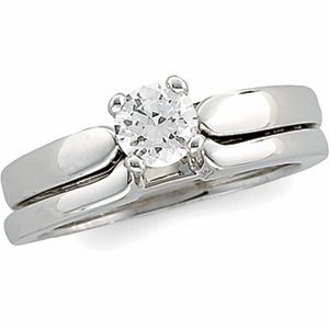 Cathedral Engagement Ring or Band Mounting