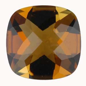 Antique Square Genuine Golden Tourmaline (Black Box)