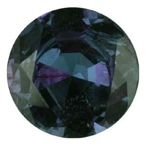 Round Genuine Alexandrite (Black Box)