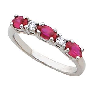 Ring Mounting for Marquise Gemstones