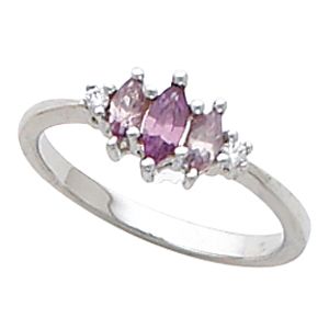 Ring Mounting for Marquise Gemstones