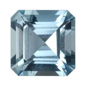 Modified Square Genuine Aquamarine (Black Box)