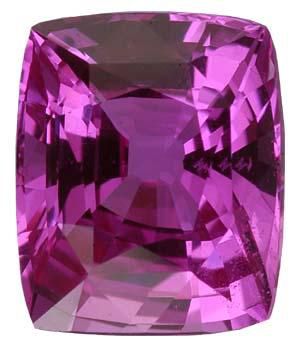 Cushion Genuine Pink Sapphire (Black Box)