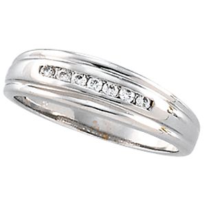 Ladies or Gents Wedding Band Mounting