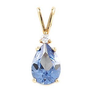 Pendant Mounting for Pear Shape Center